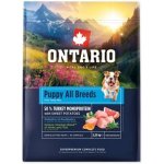Ontario Puppy & Junior All Breeds Monoprotein Turkey & Sweet Potatoes 2,25 kg – Hledejceny.cz