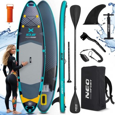 Paddleboard Neo-Sport Aquasurf 320 x 84 x 15 cm 170207 – Zboží Mobilmania