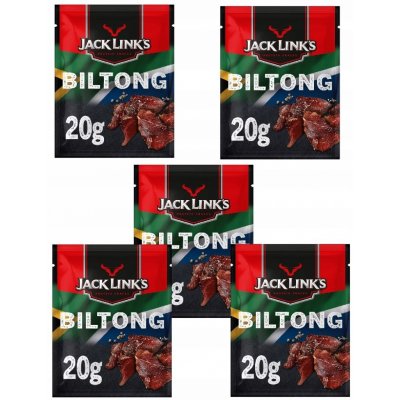 Jack Links Biltong hovězí 5 x 20 g – Zboží Dáma