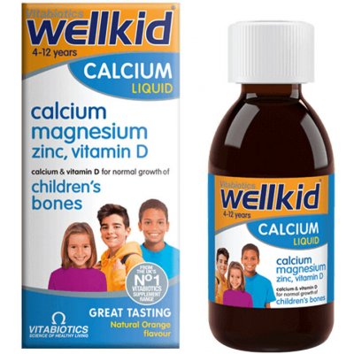 Vitabiotics Wellkid Calcium Liquid 150 ml – Hledejceny.cz