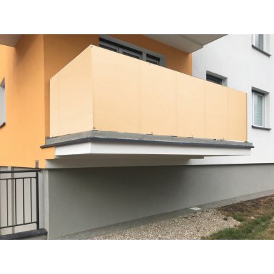 MyBestHome Balkonová zástěna OSLO béžová, 90 cm, 90x300 cm – HobbyKompas.cz