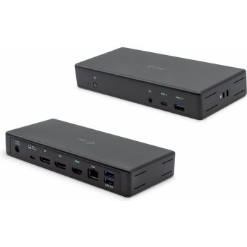 i-Tec USB-C/Thunderbolt 3 Triple Display Docking Station + Power Delivery 85W C31TRIPLEDOCKPD