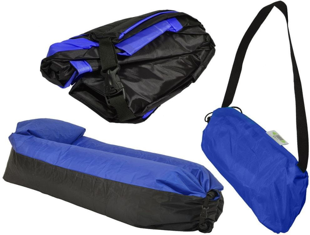 Royokamp nafukovací Lazy Bag T-999-TM tmavě modrá