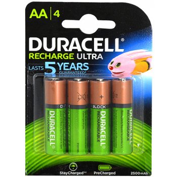 Duracell Stay Charged AA 2500mAh 4ks DURSTAYAA2400