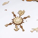 3D dřevěný kompas 24 cm (L150, XL) – Zboží Dáma