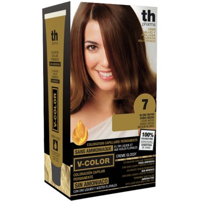 TH Pharma Barva na vlasy V-color medium blond 7