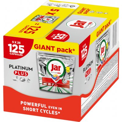 Jar Platinum Plus kapsle do myčky Lemon 125 ks – Zboží Dáma