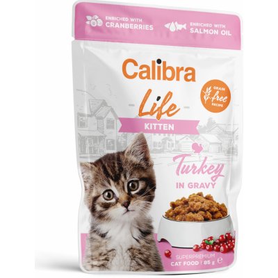 Calibra Life Kitten Turkey in gravy 85 g – Hledejceny.cz