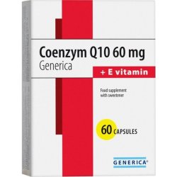 Generica Coenzym Q10 60 mg + E vitamin 60 kapslí