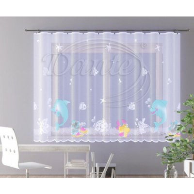 Dětská záclona MOŘSKÝ SVĚT - 150 cm – Sleviste.cz