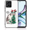 Pouzdro a kryt na mobilní telefon Motorola PROTEMIO MY ART Kryt s vánočním designem Motorola Moto G54 5G / G54 5G Power Edition MERRY CHRISTMAS (074) 75597