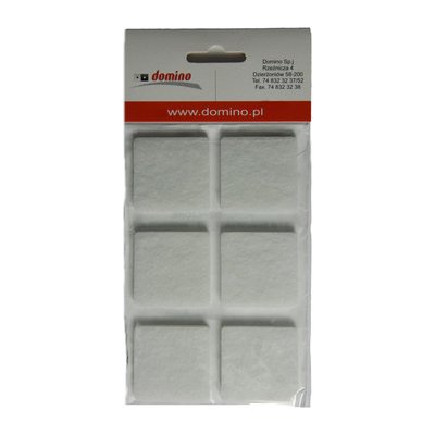 DOMINO - Filcová podložka U Filc 40x40 - 6ks. bílá – Hledejceny.cz