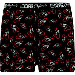 Lee Cooper Love dámské boxerky černá