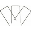 GARDENTEX Ocelové kotvící skoby do země U-POL 15×7,5×15 cm × 3,5mm – balení 10 ks