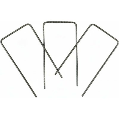 GARDENTEX Ocelové kotvící skoby do země U-POL 15×7,5×15 cm × 3,5mm – balení 10 ks – Zboží Mobilmania