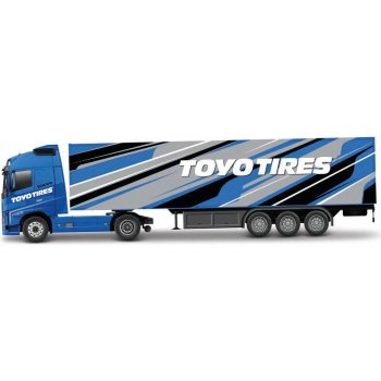 Bburago Volvo FH16 Globetrotter 750 XXL Trailer Toyo Tires 1:43