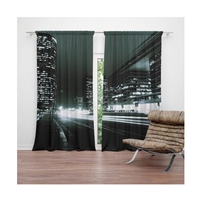 Sablio Závěs Noční ulice: 2ks 140x250cm – Hledejceny.cz