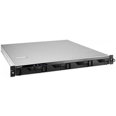 Asustor NAS AS6204RD/RAIL KIT / 4x 2,5"/3,5" SATA III/ Intel Celeron 1.6GHz/ 4GB/ 4x GbE/ 4x USB 3.0/ red. zdroj