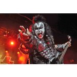 Plakát, Obraz - Gene Simmons of US rock group Kiss, 40 × 26.7 cm – Zboží Dáma