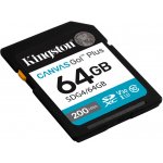 Kingston SDXC 64GB Canvas Go Plus SDG4/64GB – Sleviste.cz