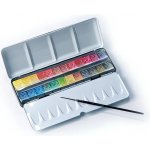 Sennelier Mistrovské akvarelové barvy l'Aquarelle v půl-pánvičkách v sadě 24 odstínů – Hledejceny.cz
