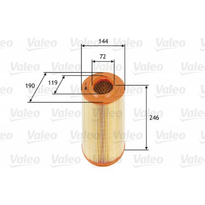 Vzduchový filtr VALEO 585669 – Hledejceny.cz