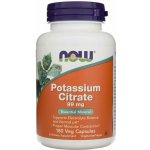 Now Potassium Citrate draslík jako citrát draselný 99 mg x 180 rostlinných kapslí – Hledejceny.cz