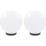 50655 vidaXL Kulovité LED lampy 2 ks koule 25 cm PMMA – Hledejceny.cz