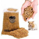 Transwood Stelivo Dřevěné dřevěné pelety pro hlodavčí zvířata 28 kg světlé – Sleviste.cz