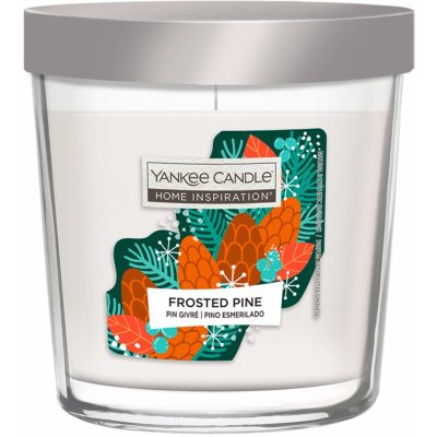 Yankee Candle Vonná svíčka ve skle Home Inspiration Frosted Pine, 200 g – Zboží Dáma