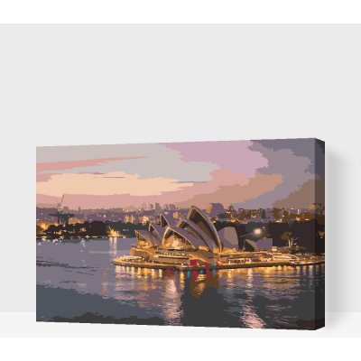 Vymalujsisam Malování podle čísel Noční opera v Sydney