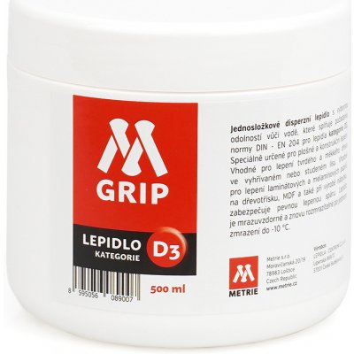 M-GRIP profesionální lepidlo na dřevo kategorie D3 500 ml – Hledejceny.cz