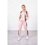 Tepláková souprava s pruhy model 67064 růžová – Zboží Dáma