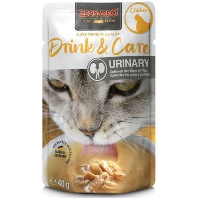 Leonardo Drink & Care Urinary Kuřecí 40 g – Zbozi.Blesk.cz