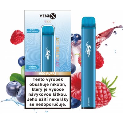 Venix MAX Starter Kit Max Blue 20 mg 900 potáhnutí – Zboží Dáma