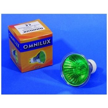 Omnilux 230V 50W GU-10 zelená