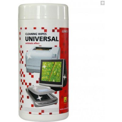 Logo čisticí trhací ubrousky univerzální dóza 100 ks – Zboží Dáma