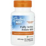 Doctor's Best Folát kyselina listová Quatrefolic­­ 400 mcg 90 kapslí – Hledejceny.cz