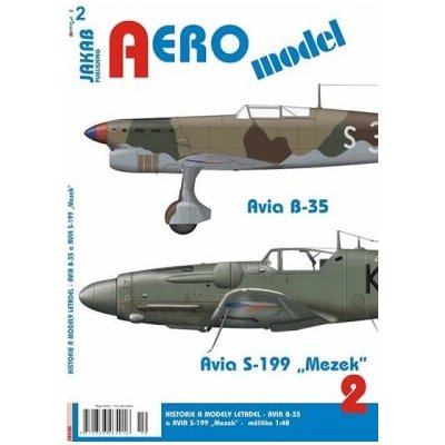 AEROmodel 2 Avia B-35 a Avia S-199 „Mezek“ – Zboží Dáma