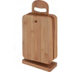 EH Sada krájecích prkének v stojanu Bamboo, 33 x 15 x 7 cm – Zboží Dáma