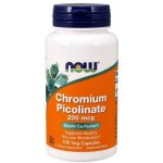 NOW Foods Chromium Picolinate 200 mcg 100 rostlinných kapslí – Hledejceny.cz