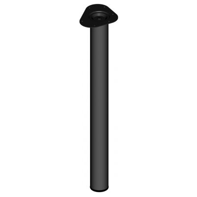Element System Nábytková noha kulatá O 60x1100 mm černá – Zboží Mobilmania
