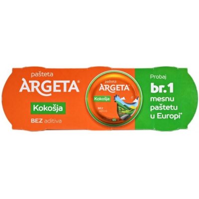 Argeta Lahůdková kuřecí paštika 3 x 95 g – Zboží Dáma