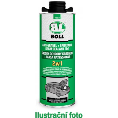 BOLL Ochranný prostředek na karoserie + nástřiková hmota 2v1 přelakovatelný černý 1000g 0070115 | Zboží Auto