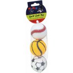 Hip Hop tenisový míč sportovní pískací 6,5 cm 3 ks – Zboží Dáma