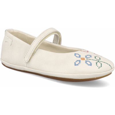 Camper baleríny Sella Houston Criss-Cross/Kito Abeja White natural krémové – Sleviste.cz