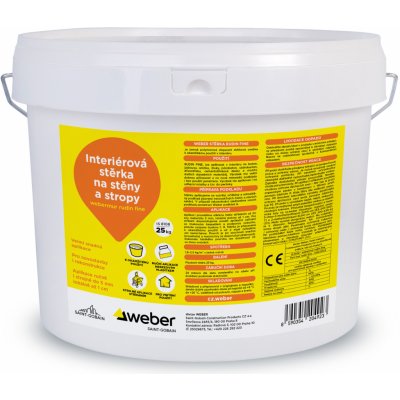 Weber Stěrka na stěny a stropy webermur rudin fine 8 kg – Sleviste.cz