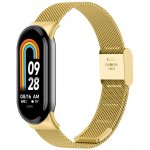 Xiaomi Milánský tah - kovový náhradní řemínek pro Mi Band 8/9/10 Zlatá MBSCZ-MMG04 – Zboží Živě