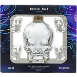 Crystal Head 40% 0,7 l (dárkové balení 4 sklenice) – Zboží Dáma