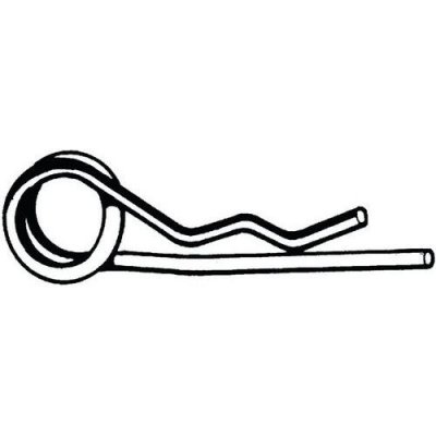 Vinutá závlačka pro šroub dvojitá, DIN 11024 DIN 11024 Nerezocel A4 7 (=6,3MM) – Hledejceny.cz